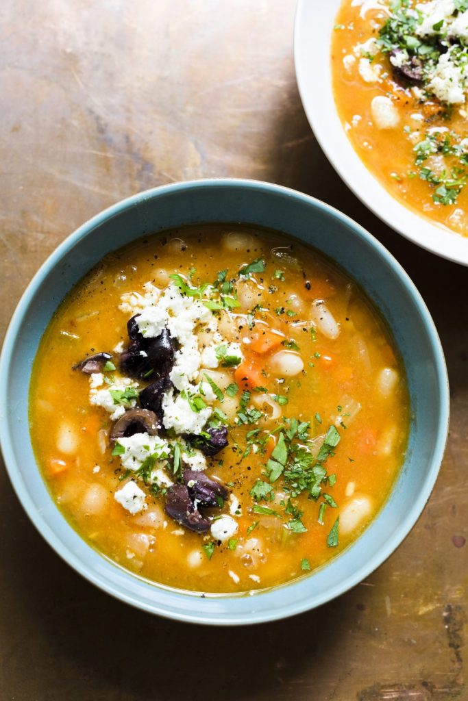 Greek White Bean Soup (Fasolada) | Under the Jacaranda Tree